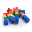Load image into Gallery viewer, Beautiful rainbow embed bars for unique simple bath bomb recipes.